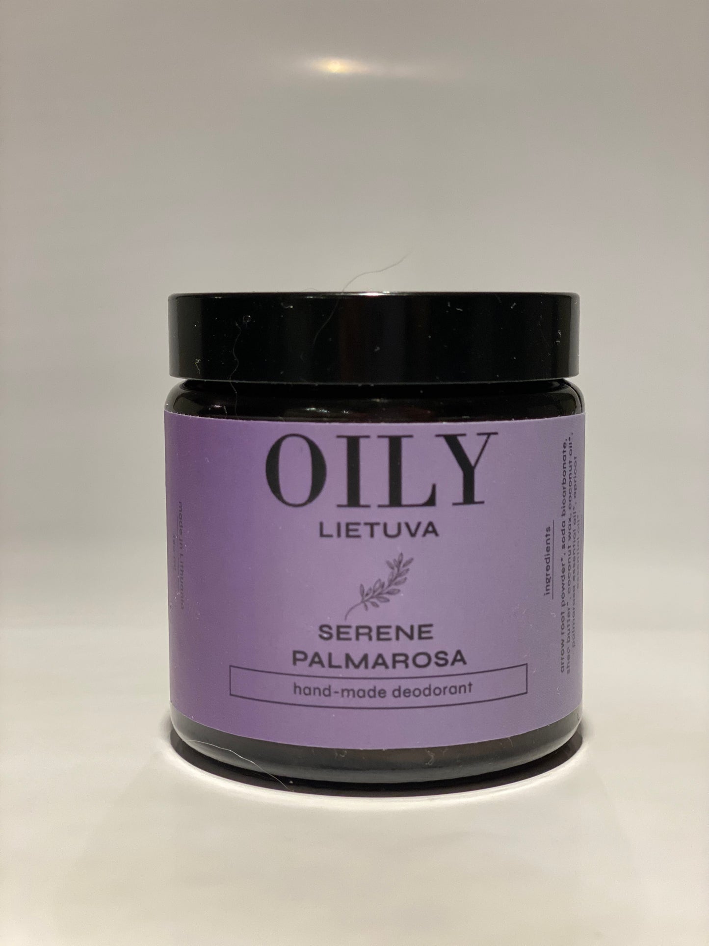 Natūralus dezodorantas - Serene Palmarosa (120ml)