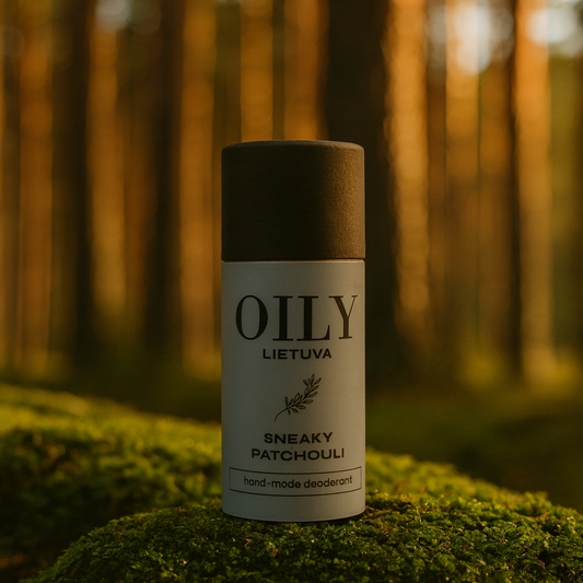Natūralus dezodorantas - Sneaky Patchouli (60ml)