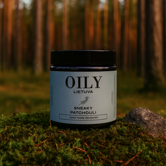 Natūralus dezodorantas - Sneaky Patchouli (120ml)